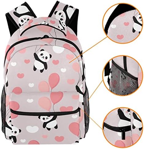 Panda medvjedi i balloni ruksaci dječaci Djevojke školske torbe za knjige Pješački pješačenje Kamp Daypack