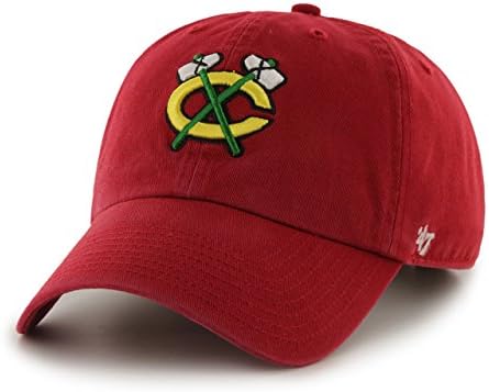 NHL Chicago Blackhawks očisti kapu, jedna veličina, Crvena