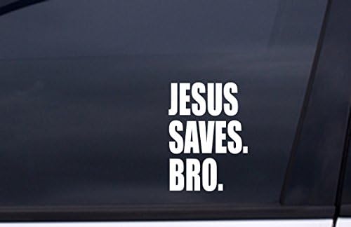 Isus spašava naljepnicu BRO 5.5 x4 bijela