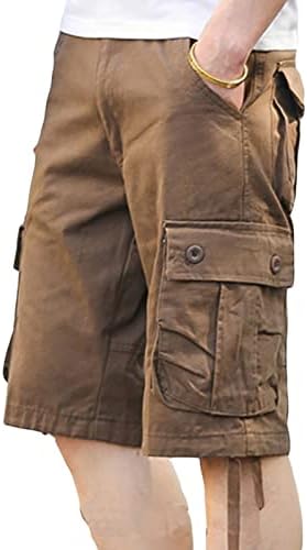 Maiyifu-GJ mens lagani multi džepni šorcrovi labavi fit pamučni povremeni teretni kratke hlače na otvorenom