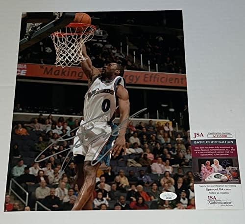 Gilbert Arenas potpisao Washington Wizards 11x14 fotografija autogramirana 6 JSA - autogramirane NBA fotografije