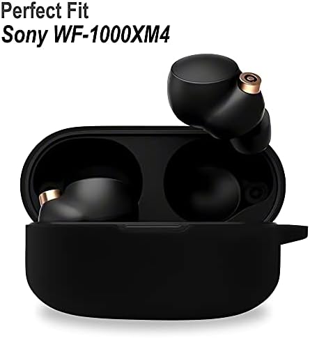 Geiomoo silikon koji se može kompatibilan sa Sony WF-1000xM4, prenosivom poklopcem otpornog na udarca s