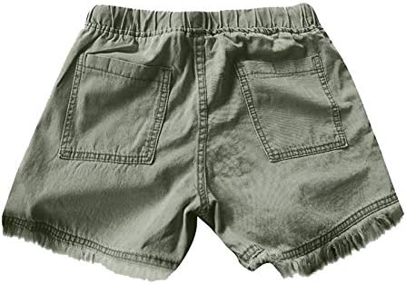 Ženski traper kratke hlače visokog rasta povučenog na Bermuda kratki microstretch Regular Fit Beach Clubwear