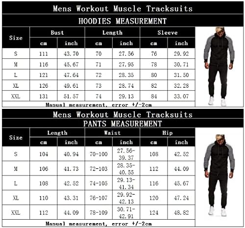 Muška odjeća za 2 komada trenerke za trenerke sa patentnim zatvaračima Sport Jogging Hlače setovi Ležerni