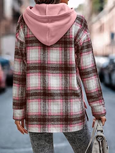 Kirundo ženske dukseve 2023 padajući dugi rukav patchwork patchwork dukseri s kapuljačom, ležerne boje blok