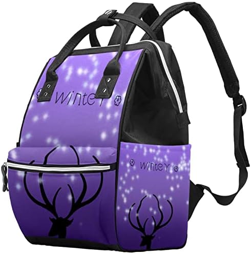 Bešavna Ginkgo Biloba torba za ruksak backpack Baby Nappy Promjena torbe s više funkcija Veliki kapacitet