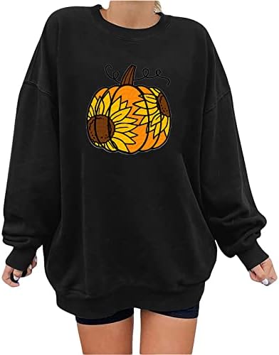 Vrhovi pulover za žene dugih rukava Halloween dukserica plus veličina pulover Duks okrugli vrat Pulover
