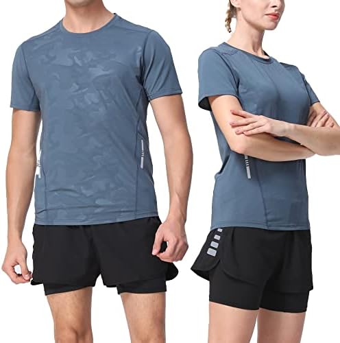 Trening majice za muškarce kratki rukav hlađenje vlaga Wicking muške Dry Fit T Shirts