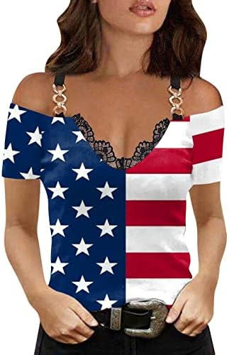 Ženski zip up majica jesen ljetni kratki rukav 2023 odjeća V izrez čipka pamuk grafički gornji tine za dame