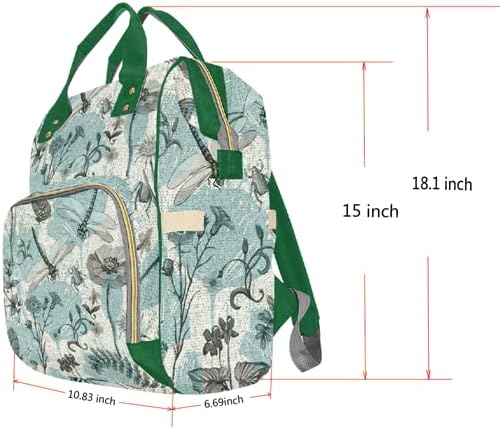 Losaron Custom Peppy torbe s nazivom Pink Stars Multifunkcijska torba za pelene za negu Putovanje ruksaka