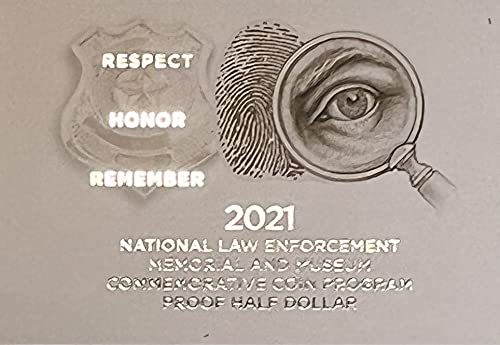 2021. Nacionalni spomen za provođenje zakona i muzej kovanice Kovanica američkog američkog kovanog dokaza