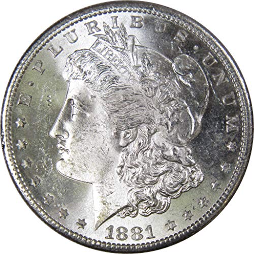 1881 S Morgan Dollar Bu Choice Neprirkulirana država metvice 90% srebrna 1 američki novčić