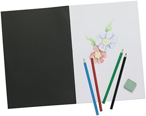 TIGER A4 umjetnik Sketch Book White Cartridge Paper Crna kartica Umjetnički jastuk od tigar