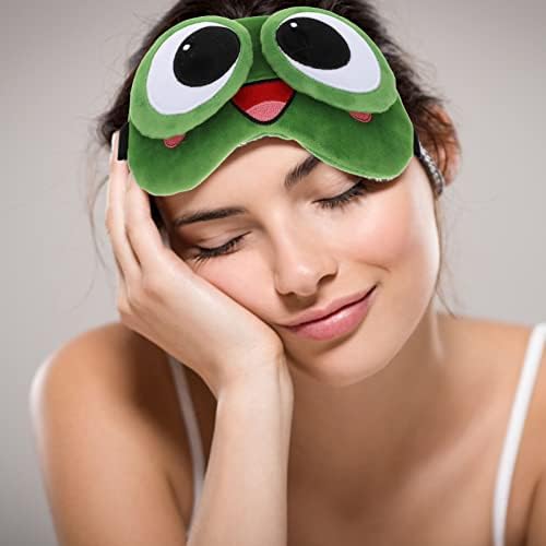 Sisedske maske za žene Spavaća maska ​​Funny Slatka žaba maska ​​za oči lijepe spavaće maske za spavanje djevojka punjena maska ​​za spavanje maska ​​za spavanje