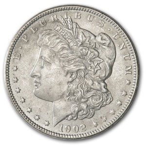 1902 Morgan srebrni dolar - MS-62