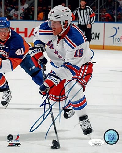 Brad Richards potpisao je 8x10 hokej na hokeju sa JSA COA - autogramiranim NHL fotografijama