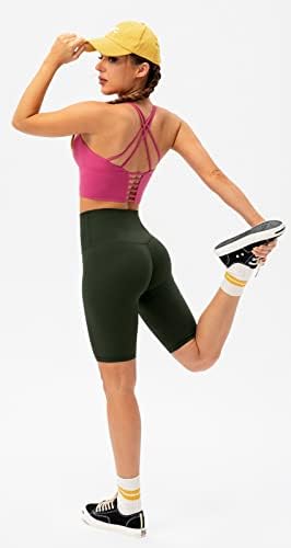 Lavento ženske kratke hlače za žene mekane svjetlosne hlače - Ultra Soft Workout aktivne bicikliste za žene