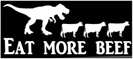 Dinosaur progoneve krave jedu više govedine - vinil 7 inča naljepnica za laptop tablet skejtbord naljepnica