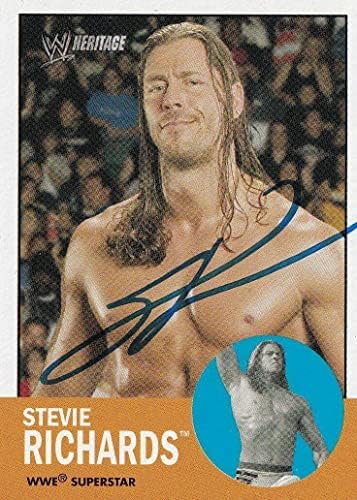 Steven Richards potpisao je 2006. Heritage II WWE Card 32 Stevie ECW Autograph - autogramirana fotografija