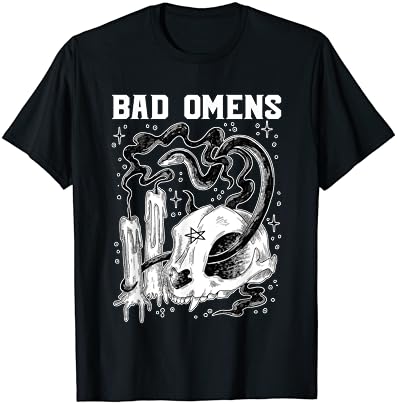 Bad Predznaci Zmija I Lobanja Bad Predznaci T-Shirt