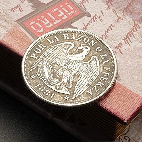 1881 Meksički orao ocean srebrni dolar u stranom novčiću Antikni srebrni okrugli evropska i američka srebrna