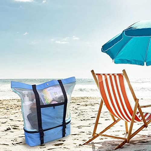 Mrežasta torba za plažu, putna torba, vodootporna torba za odlaganje alati za sitnice, Vanjska torba za