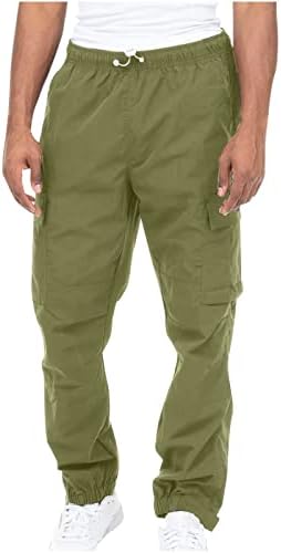 Muška modna casual pune boje elastične struke teretane hlače lagana taktička pant planinarki jogger dukseri