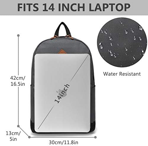 Kasqo školski ruksak, klasična lagana lagana torba za laptop za muškarce za muškarce žene tinejdžeri djevojke