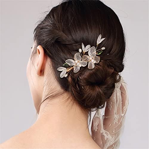 HGVVNM vezeni cvjetovi umetnuti češljice Pan kose šiške Combines Cultires Pearl dodaci za kosu žene
