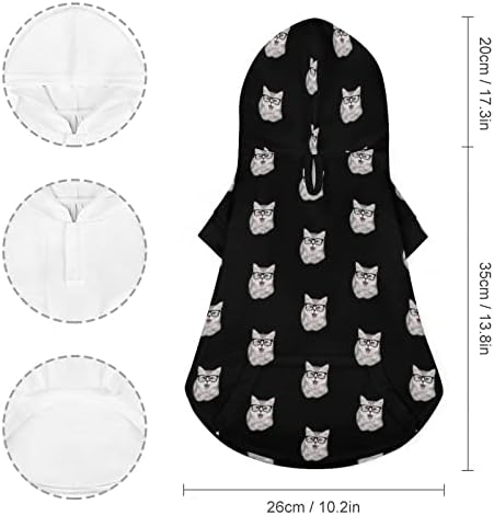 Slatki mačeški pas i mačji kostimi slatki kućni ljubimci sa šeširom slatka odjeća
