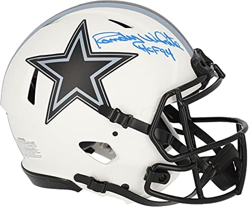 Randy White Dallas Cowboys Autographed Riddell Lunar Eclipse Alternativna brzina autentična kaciga sa HOF 94 NFL kacigama sa autogramom