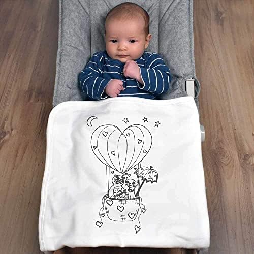 Azeeda 'Hot Air Balloon Chines' Pamuk Baby pokrivač / šal