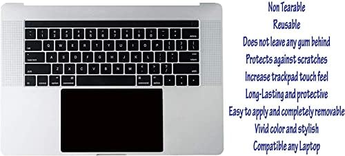 Ecomaholics Premium Trackpad Protector za Dell Precision 17 7750 17.3 inčni Laptop, crni poklopac touch pad Anti Scratch Anti Fingerprint mat, oprema za Laptop