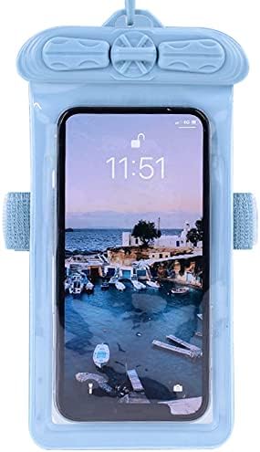 Vaxson futrola za telefon, kompatibilna sa SH-05E oštra vodootporna torbica suha torba [ ne folija za zaštitu ekrana ] plava